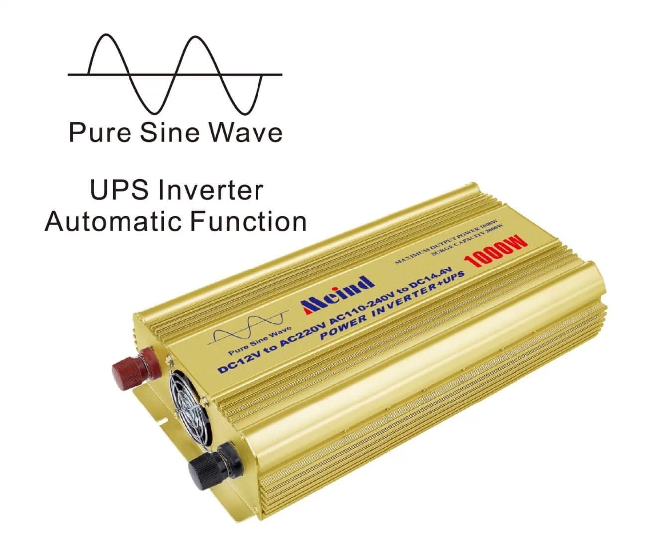 DC AC Pure sine wave power inverter with UPS
